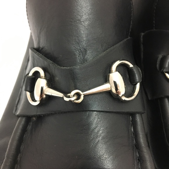 Gucci Classic Horsebit Size 11 Black Leather Boots - Picture 8 of 8
